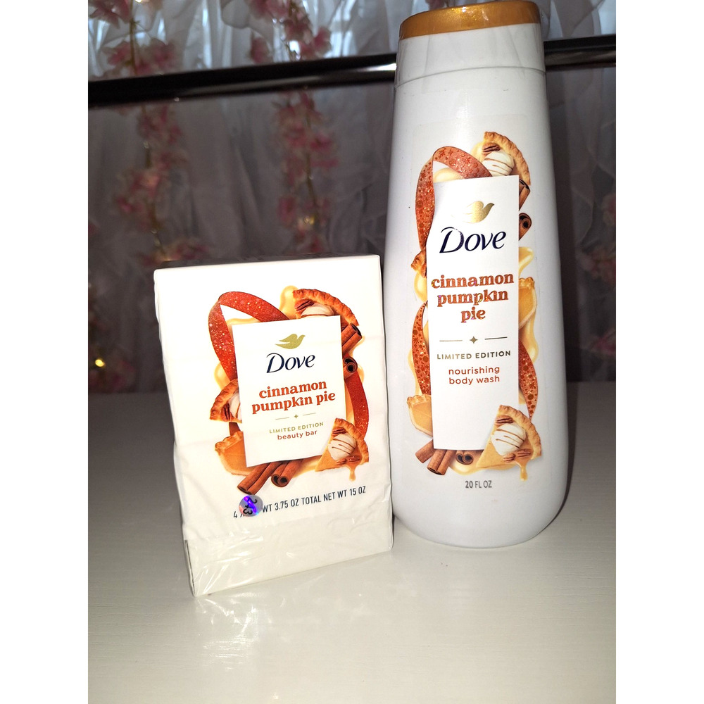 Dove Soap 2-Piece Bundle Limited Edition Cinnamon Pumkin Pie